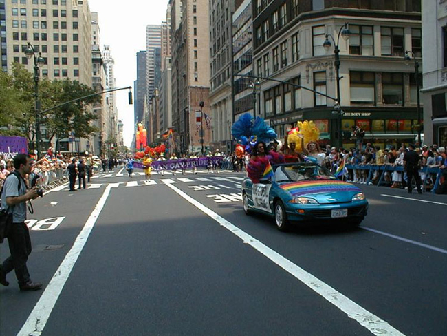 NYC Gay Parade car 7