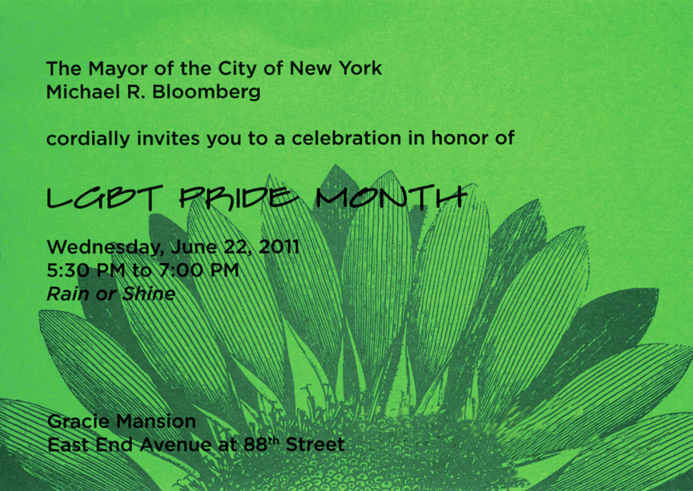 Michael Bloomberg Gay NYC 2011