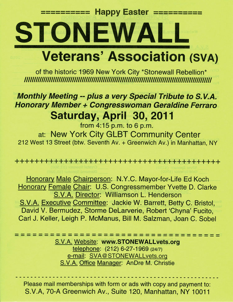 SVA Meeting April 2011