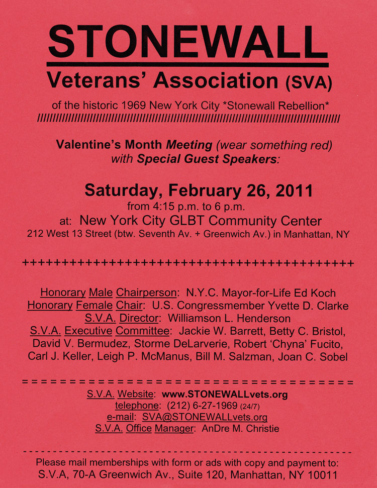 SVA Meeting February 2011